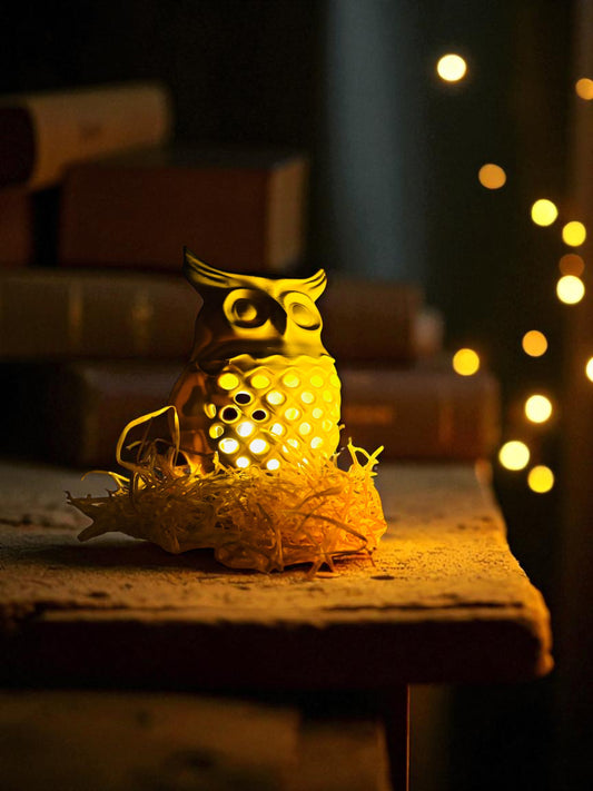 Owl T-Light Lamp