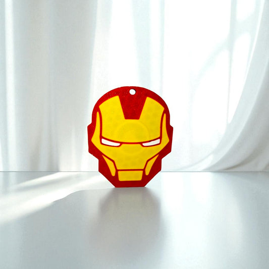 Ironman Face NFC Keychain- Ironman NFC Keychain – Tech Meets Hero with Tap-to-share
