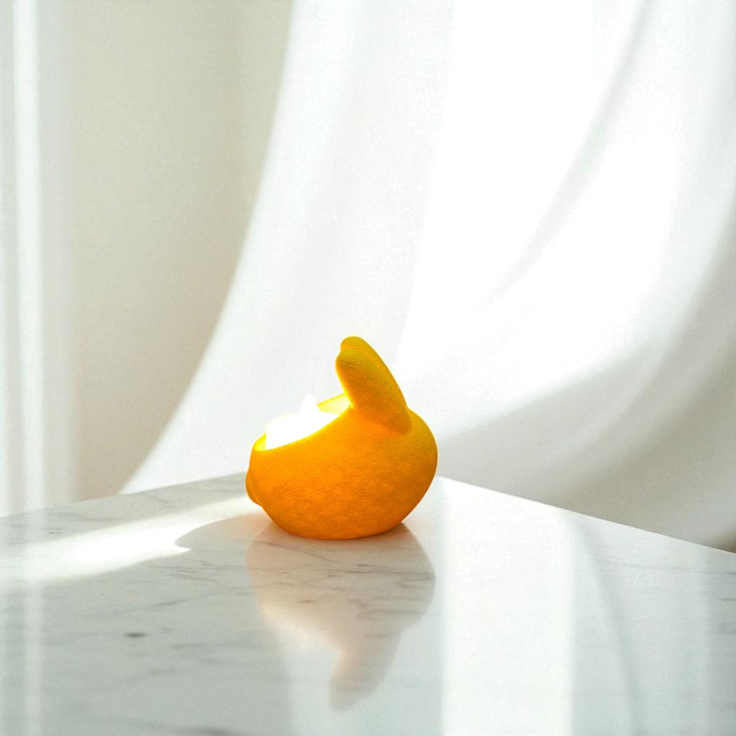 Cute bunny tealight candle holder for home decor- modern minimalist | Elegant design