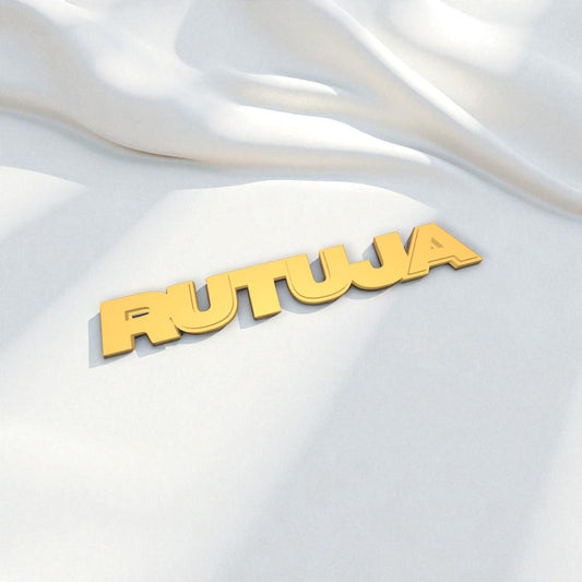 Name on Letter Keychain-Custom Letter Name Keychain – Personalized Initial Charm