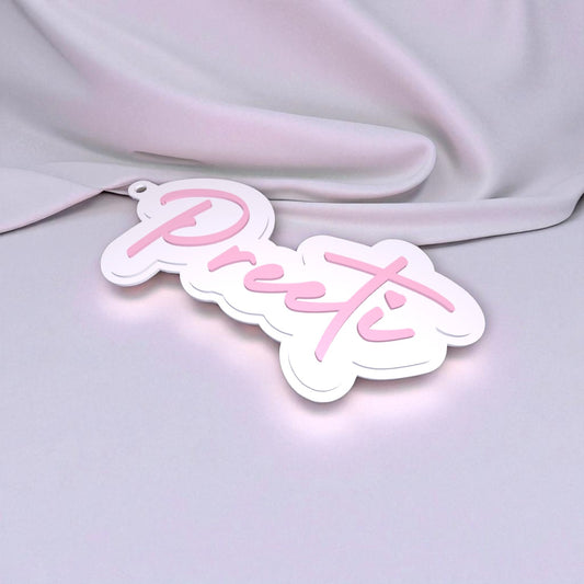 Name on Letter Keychain-Custom Letter Name Keychain – Personalized Initial Charm