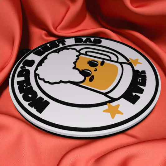 World's Best Dad NFC Keychain - Greatest Dad NFC Keychain – Personalized Tap & Gift