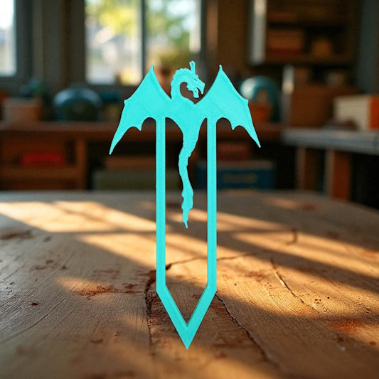 Dragon Bookmark – 3D Printed Fantasy Page Marker | Set of 4