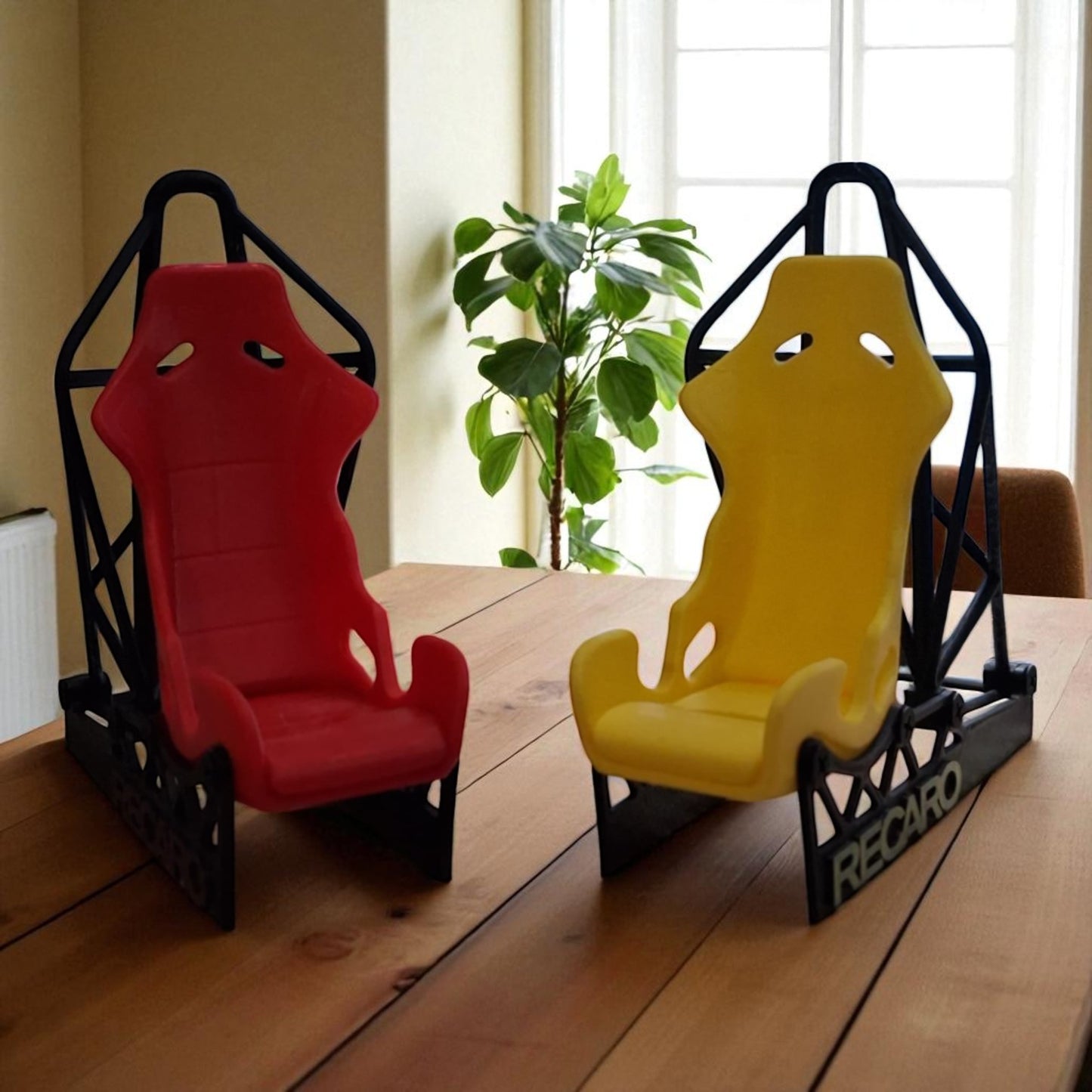 Racing Car Seat 3D Phone Stand – For Car & Speed Lovers