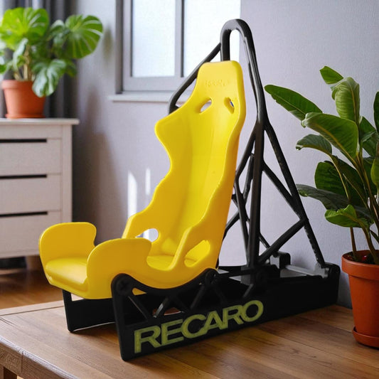 Racing Car Seat 3D Phone Stand – For Car & Speed Lovers