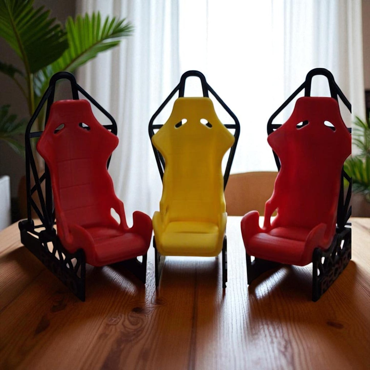 Racing Car Seat 3D Phone Stand – For Car & Speed Lovers