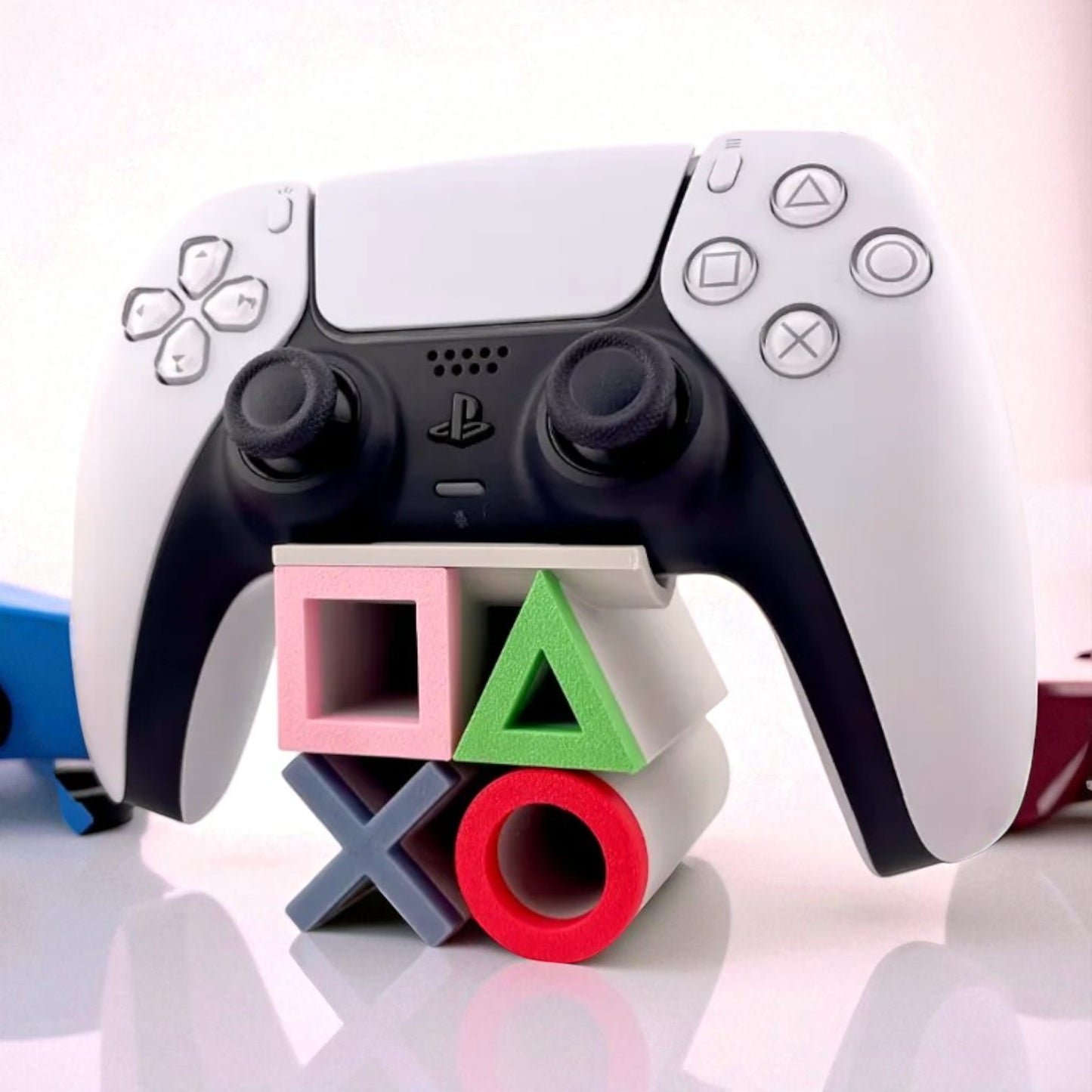 Controller Stand โ 3D Printed Gaming Controller Holder for Desk or Display