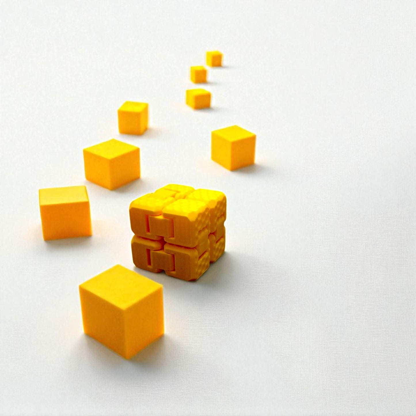 Fidget Cube Toy – 3D Printed Stress Reliever for Focus & Fun