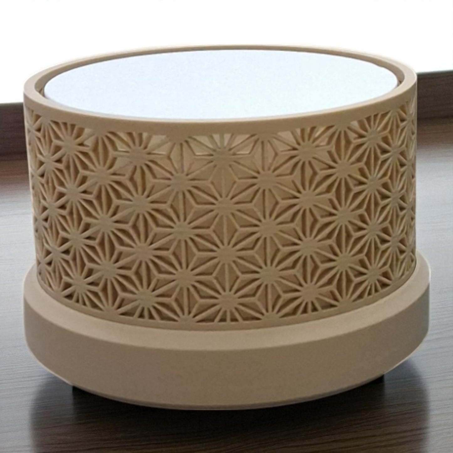 Japanese Kumiko Lamp ā 3D Printed Minimalist Wooden Lattice-Style Lantern for Warm Ambient Lighting