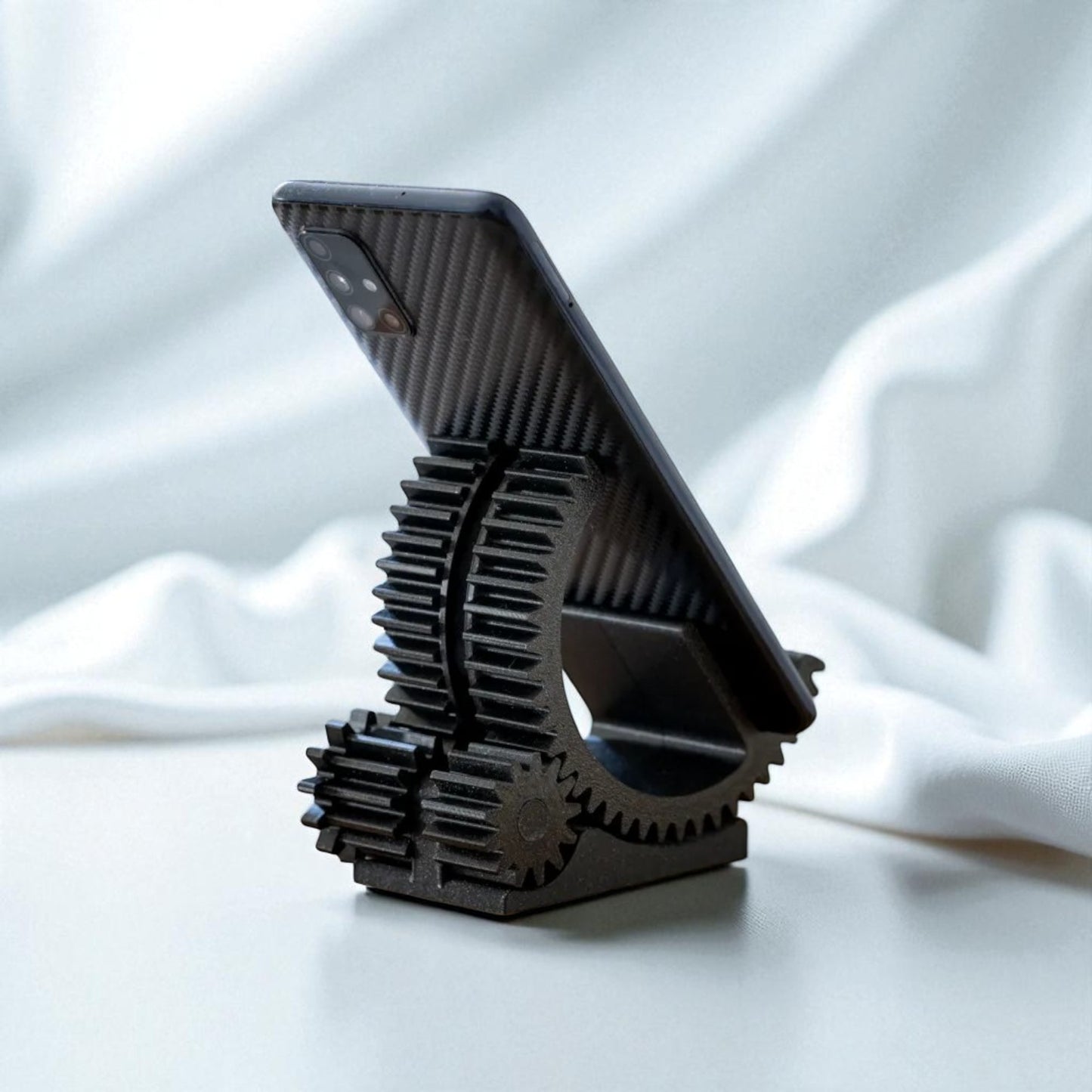 GearShift Tilt Phone Stand ā 3D Printed Adjustable mechanical Gear Design