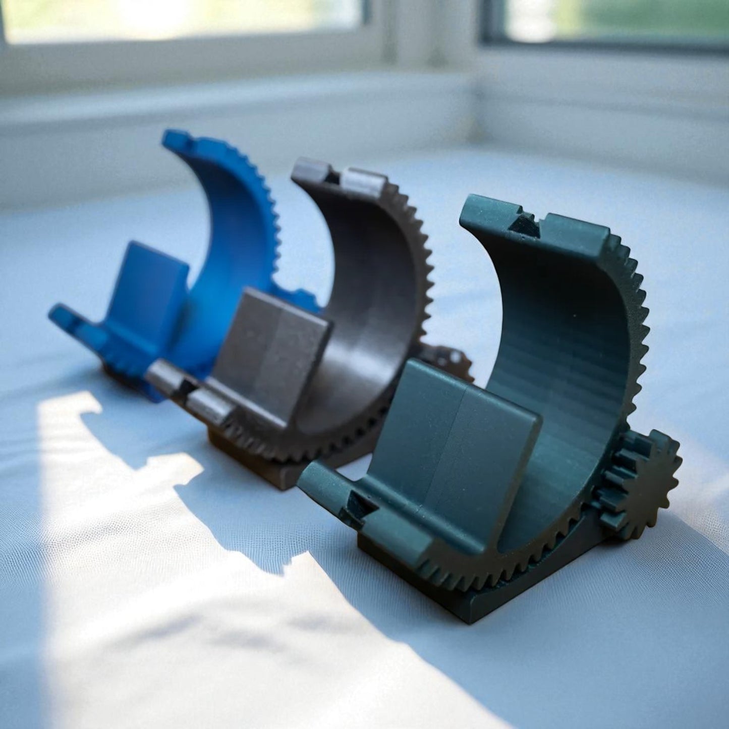GearShift Tilt Phone Stand ā 3D Printed Adjustable mechanical Gear Design