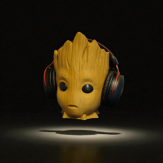 Baby Groot Headset Stand – 3D Printed Headphone Holder
