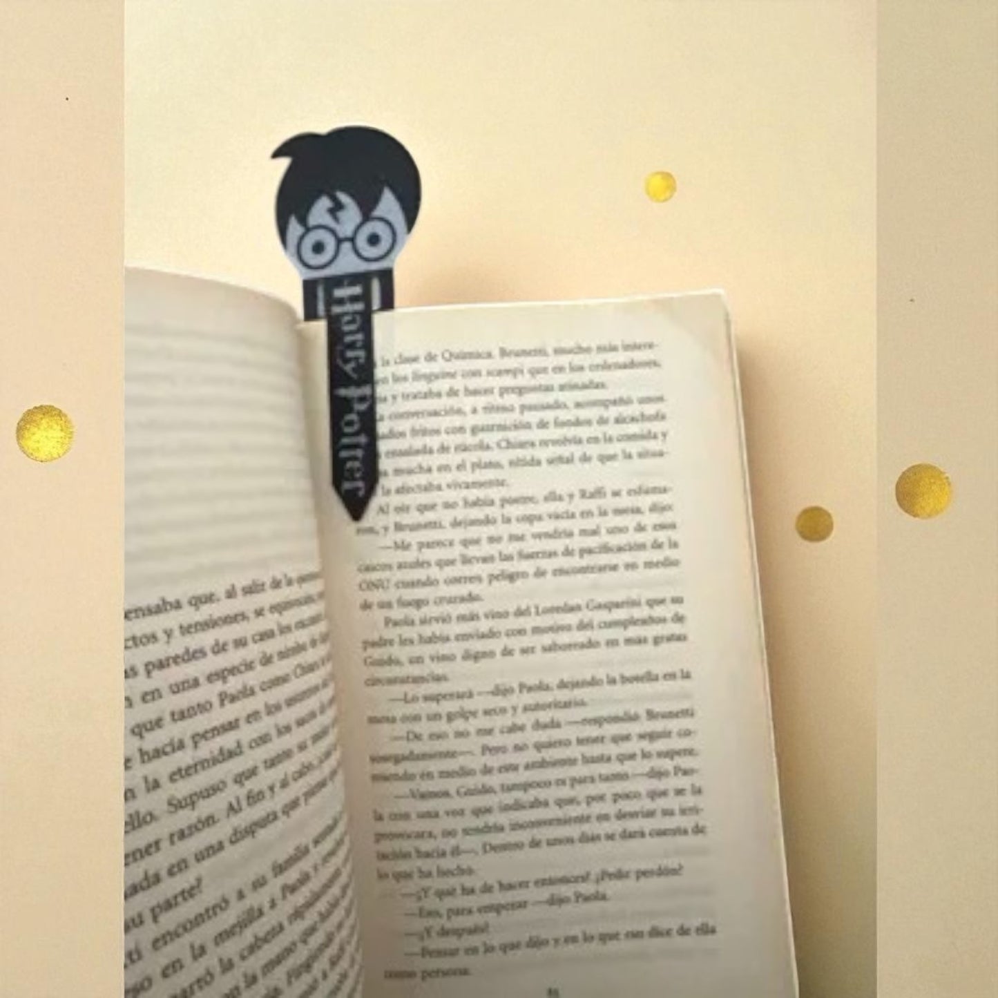 Harry Potter Bookmark β 3D Printed Wizarding World Page Marker for Book Lovers