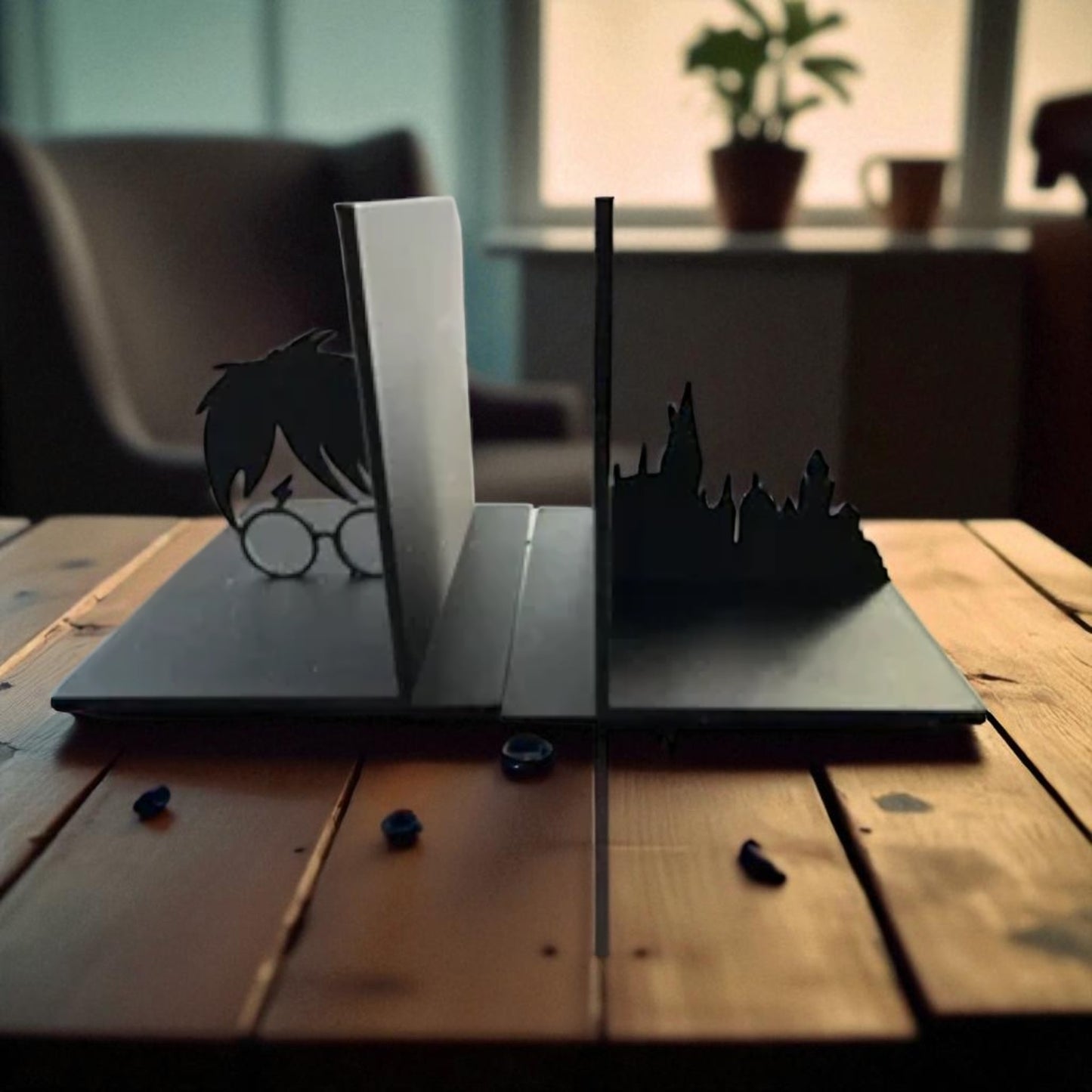 Harry Potter Bookend – 3D Printed Wizarding World Bookshelf Decor for Potterheads