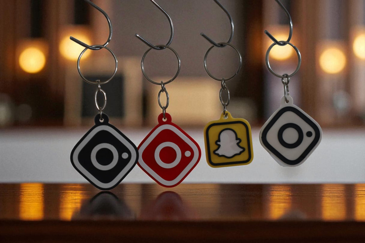 Instagram Logo NFC Keychain – Tap & Follow in Style
