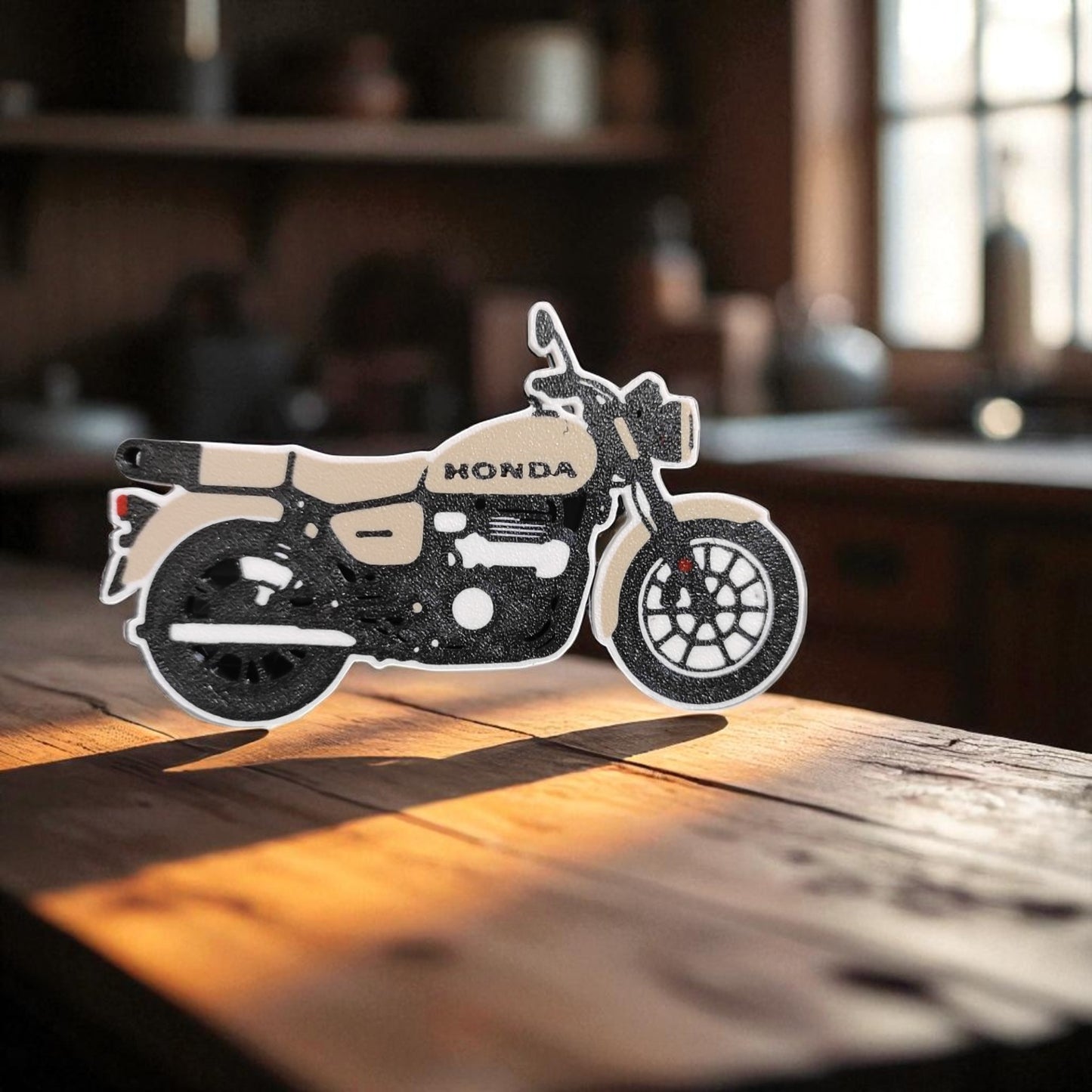 Custom Bike NFC Keychain | Personalized 3D Printed Keychain for Your Motorcycle | Unique Gift for Bikers