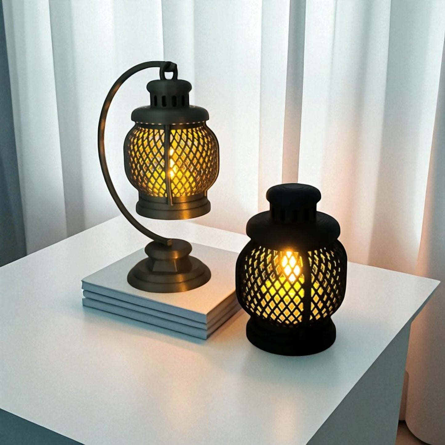 Mini Tea Light Lantern β 3D Printed Decorative Candle Holder for Cozy Ambience