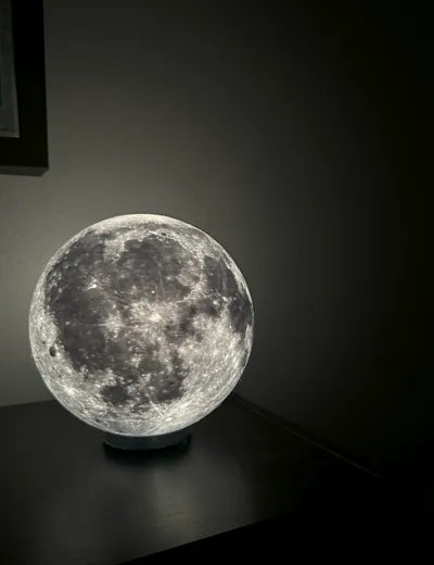 3D Printed Moon Lamp β LED Night Lamp