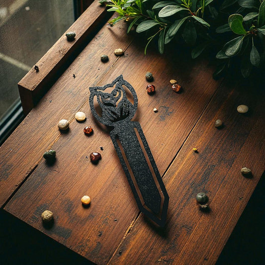 Owl Icon Bookmark – 3D Printed Wise Owl Page Marker | Set of 4