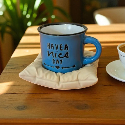 Cozy Pillow Coaster – 3D Printed Soft-Look Drink Mat for Warm Aesthetic Vibes