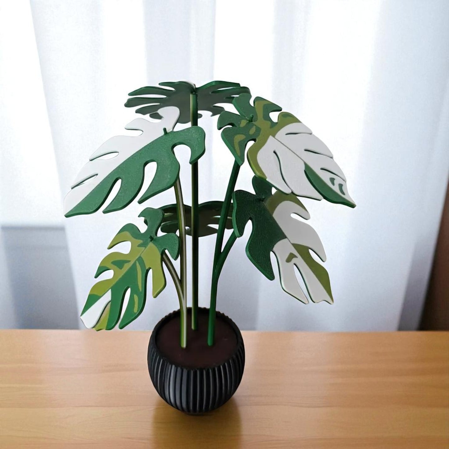 Variegata Leaf Coasters – 3D Printed Botanical Drink Mats Inspired by Nature