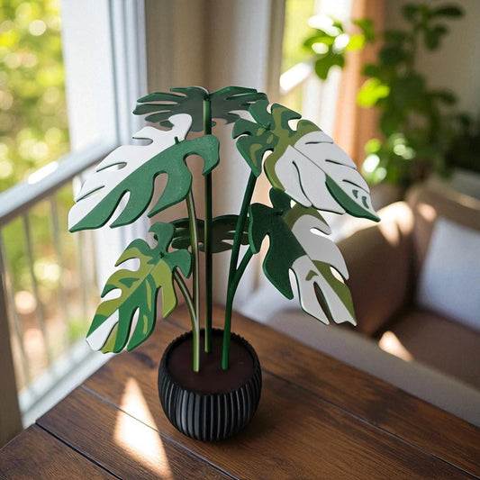 Variegata Leaf Coasters – 3D Printed Botanical Drink Mats Inspired by Nature