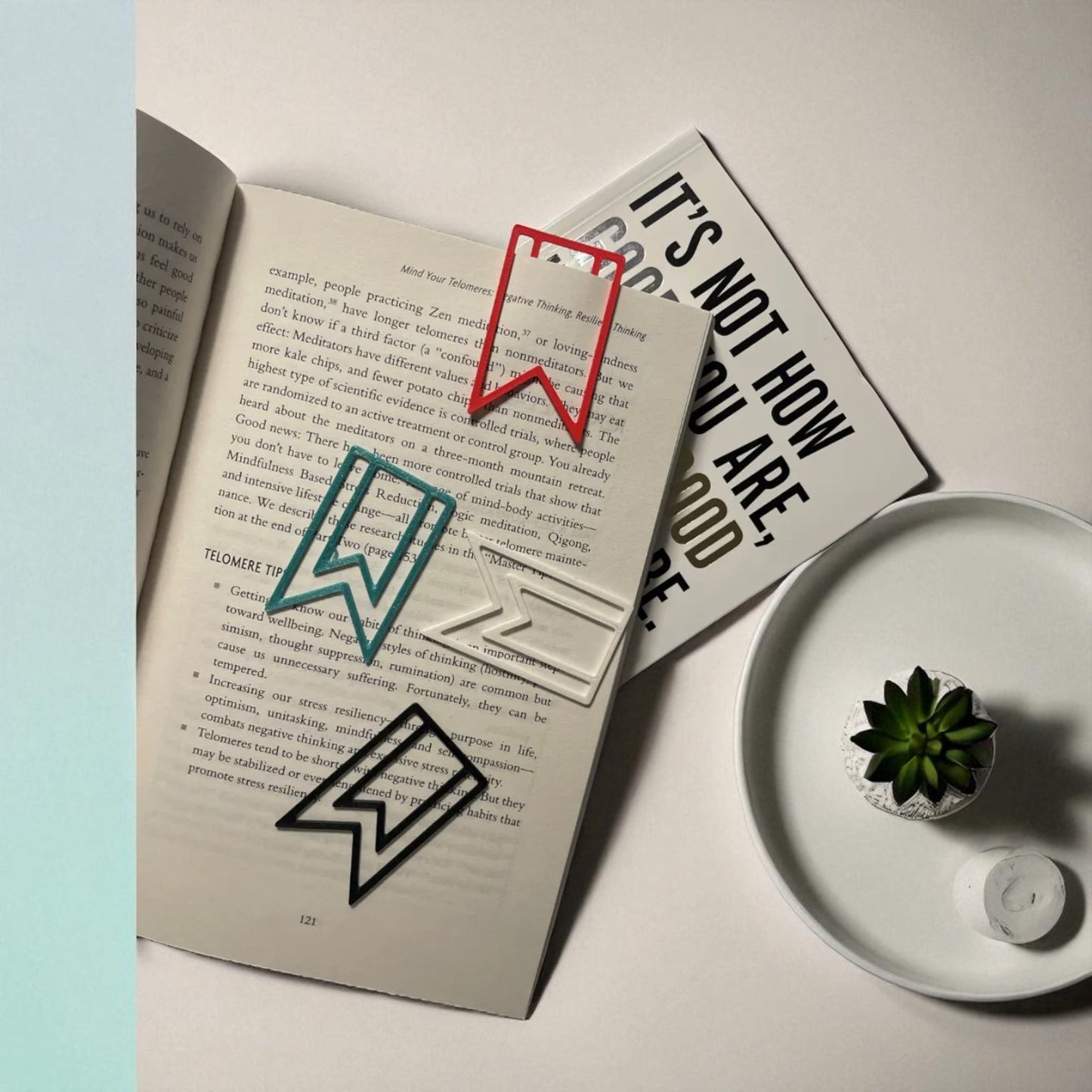 Paper Clip Bookmark ā 3D Printed Minimalist Page Marker for Books & Journals
