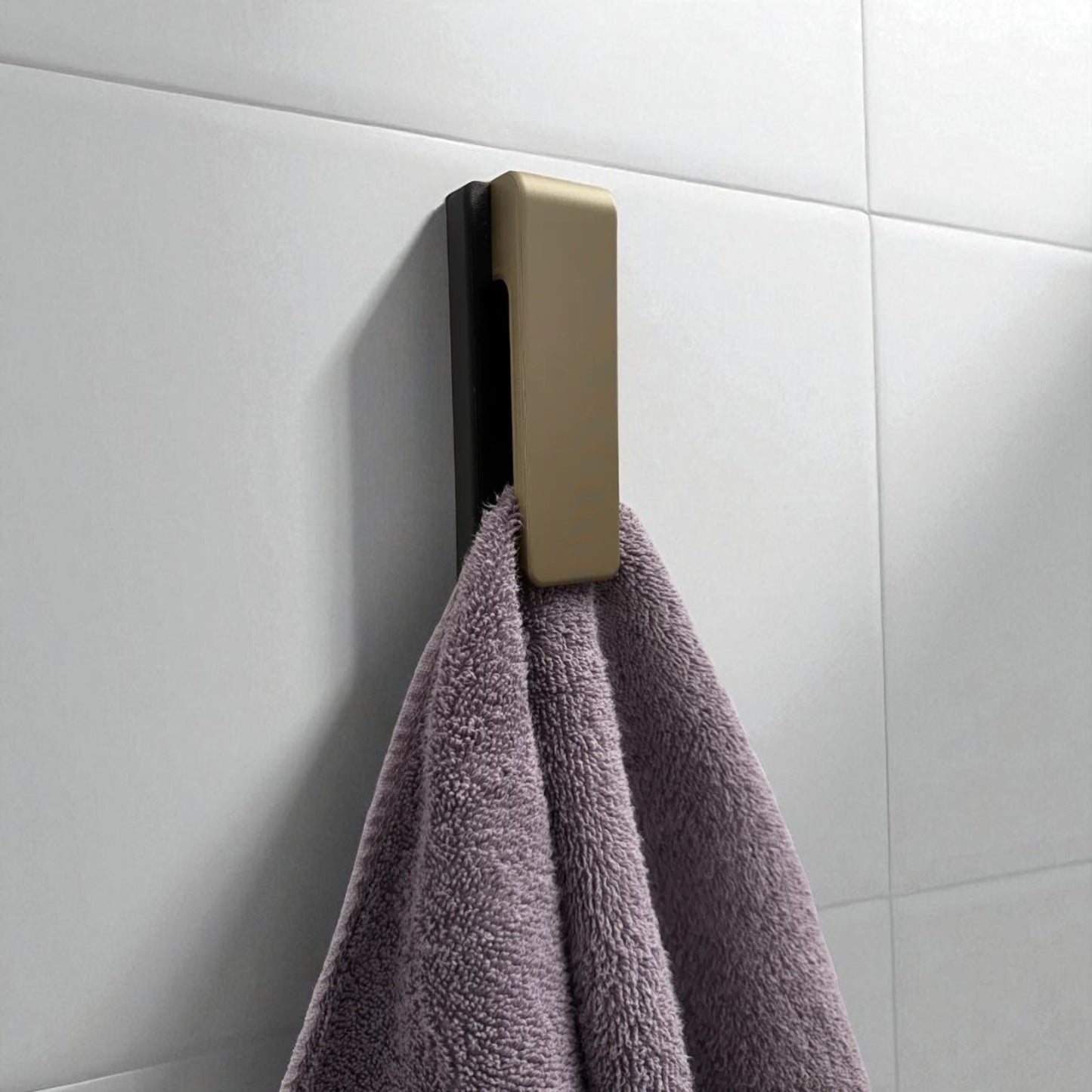 Gravity Towel Hanger ā 3D Printed No-Hook Towel Holder