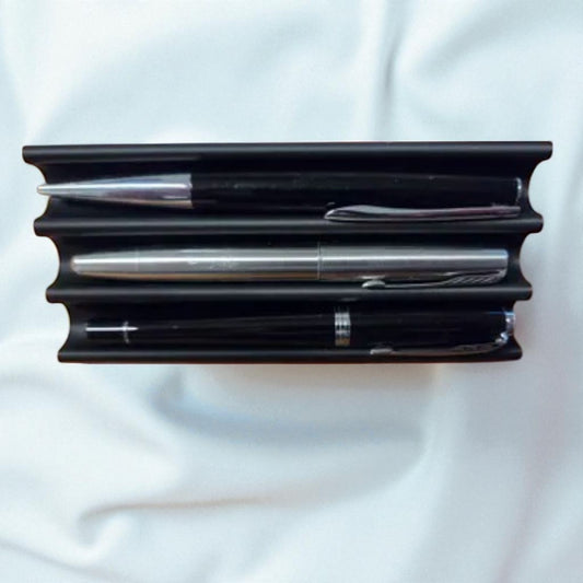 Inclined Pen Holder – 3D Printed Angled Desk Organizer for Easy Access