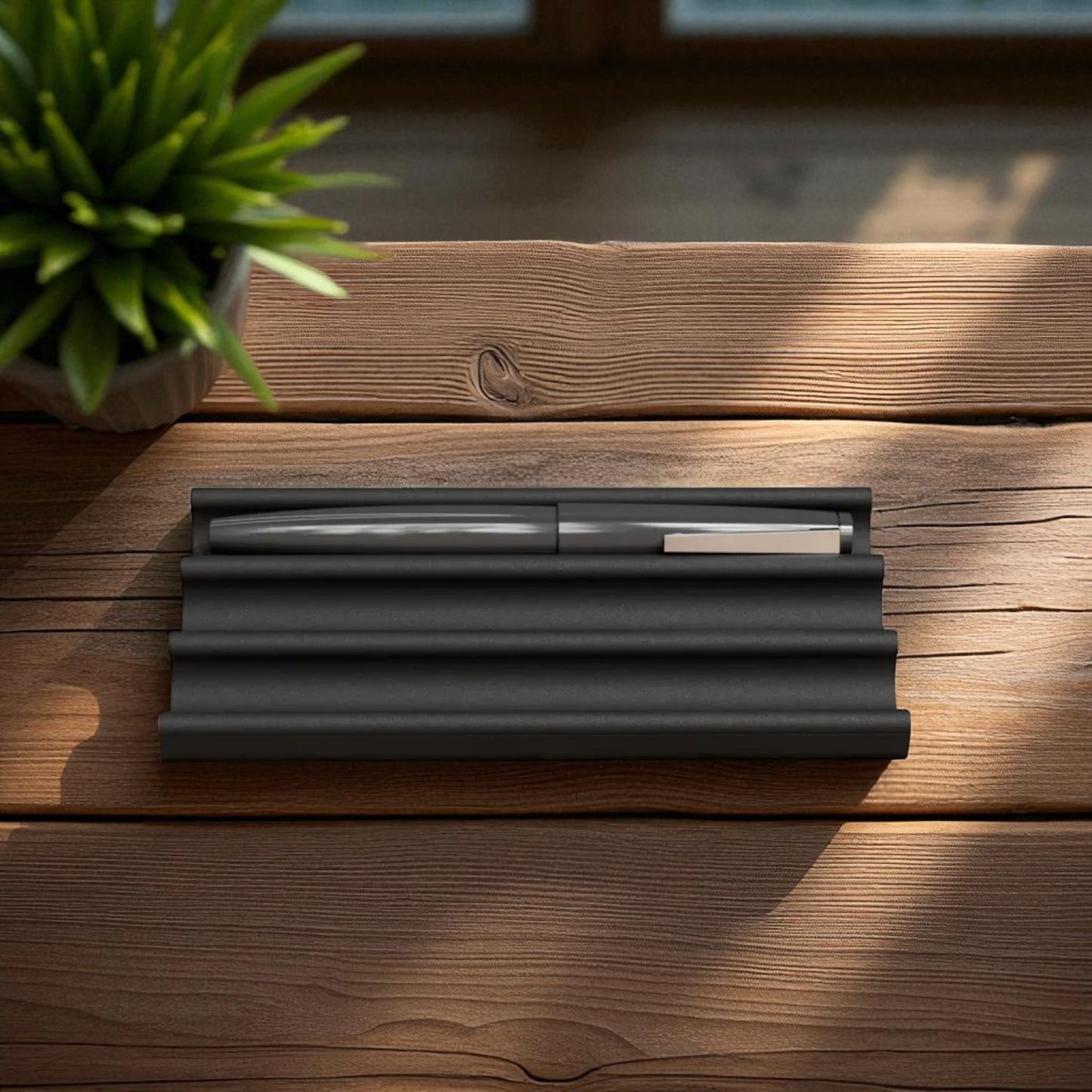 Inclined Pen Holder ā 3D Printed Angled Desk Organizer for Easy Access
