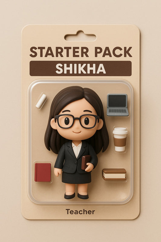 Custom 3D Printed Chibi Figurine from Photo -Starter Pack– Personalized Miniature Gift | 4” Collectible for Anime Fans, Birthdays & More