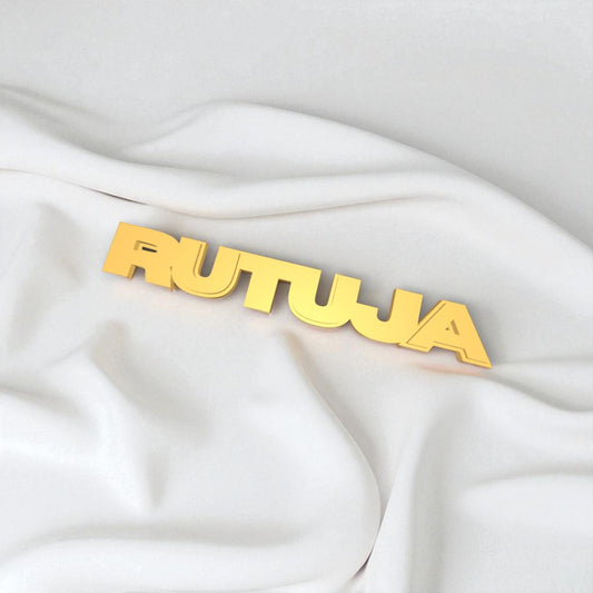 Name on Letter Keychain-Custom Letter Name Keychain – Personalized Initial Charm