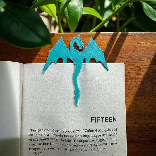 Dragon Bookmark – 3D Printed Fantasy Page Marker | Set of 4