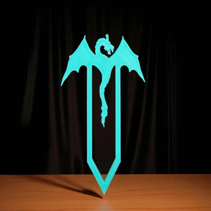 Dragon Bookmark – 3D Printed Fantasy Page Marker | Set of 4