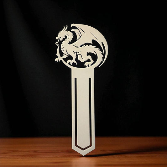 Dragon Bookmark – 3D Printed Fantasy Page Marker  GOT| Set of 4