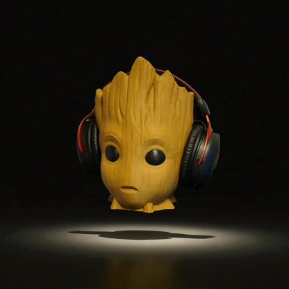 Baby Groot Headset Stand – 3D Printed Headphone Holder