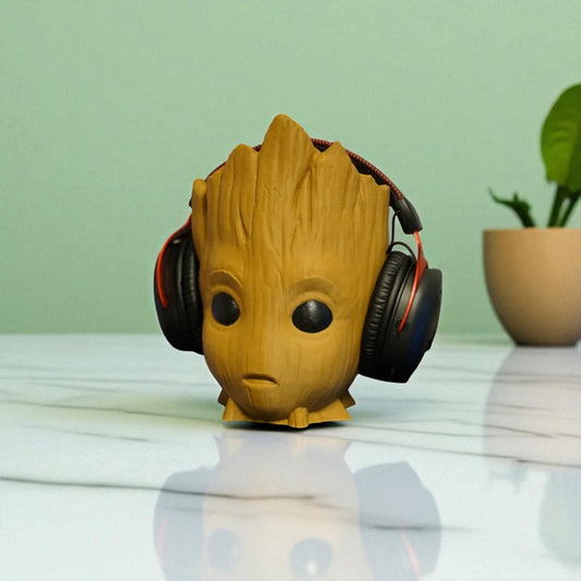 Baby Groot Headset Stand – 3D Printed Headphone Holder