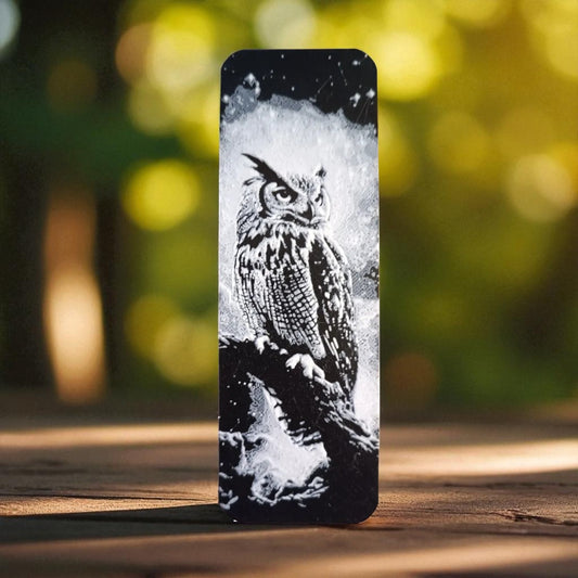 Owl in the Night Bookmark – 3D Printed Magical Moonlit Page Marker   | Set of 2