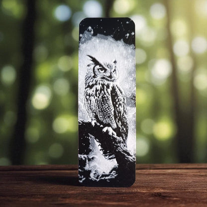 Owl in the Night Bookmark – 3D Printed Magical Moonlit Page Marker   | Set of 2