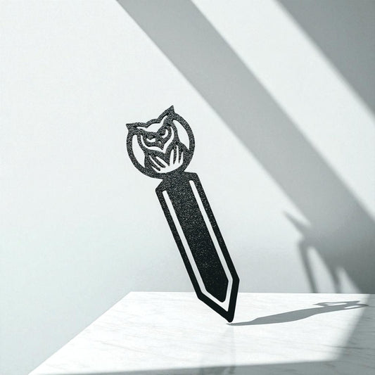 Owl Icon Bookmark – 3D Printed Wise Owl Page Marker  | Set of 4