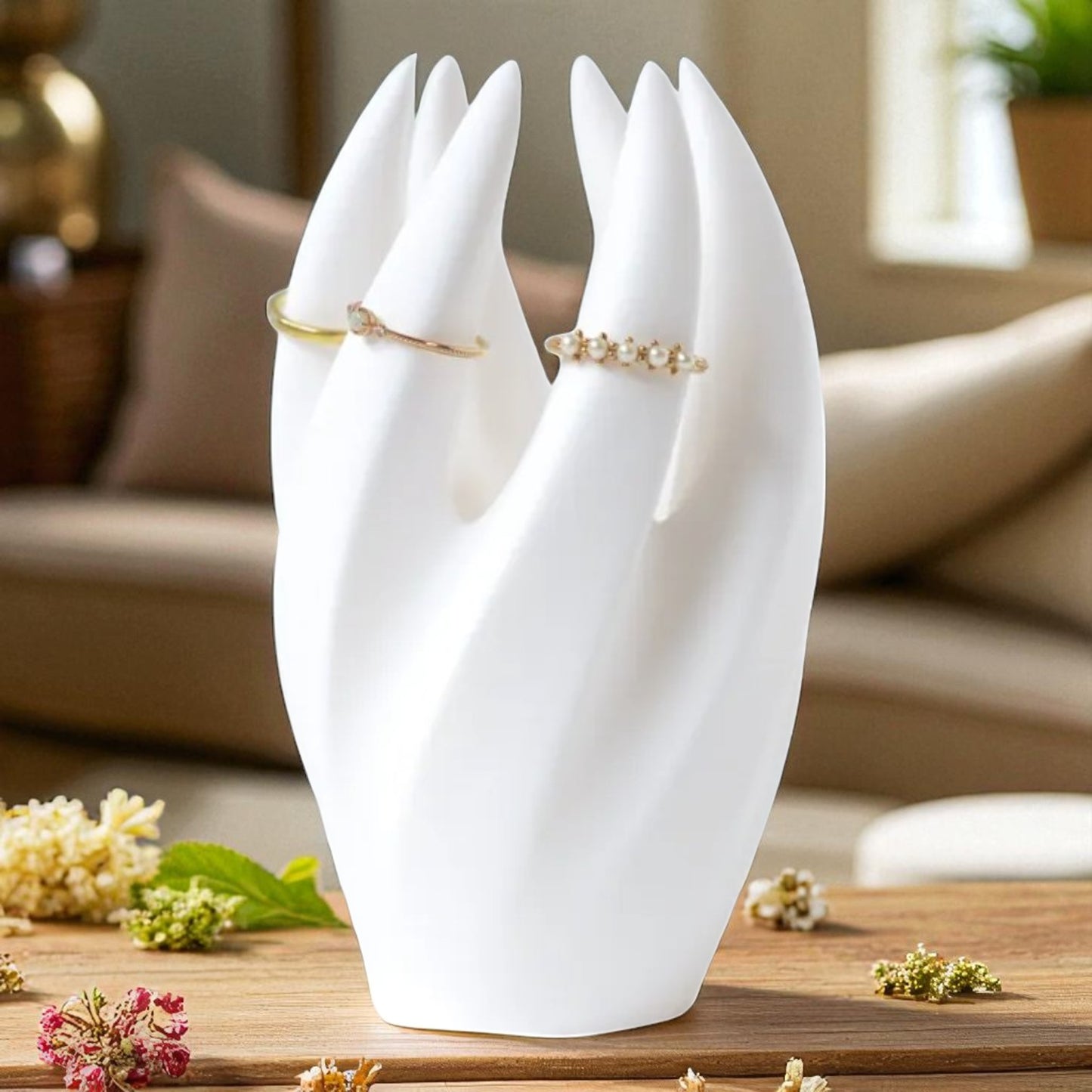 Bloom Ring Holder – 3D Printed Minimalist Jewelry Stand for Daily Use & Gifting