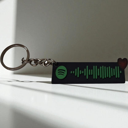 Spotify Custom Song Code Keychain