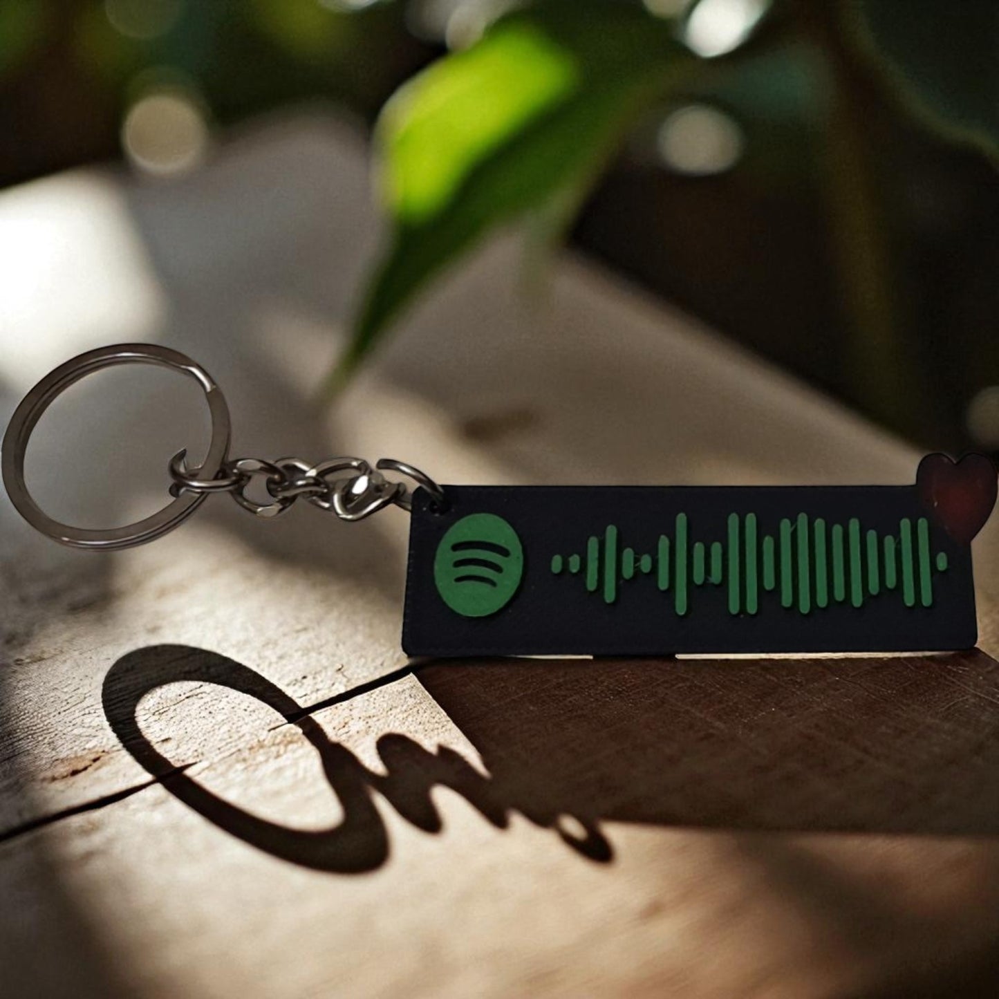 Spotify Custom Song Code Keychain