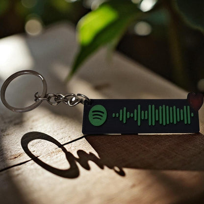 Spotify Custom Song Code Keychain