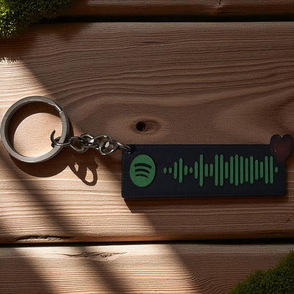 Spotify Custom Song Code Keychain
