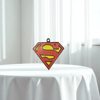 Superman Logo NFC Keychain- Tap, Share, Be Super