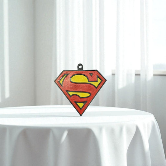 Superman Logo NFC Keychain- Tap, Share, Be Super