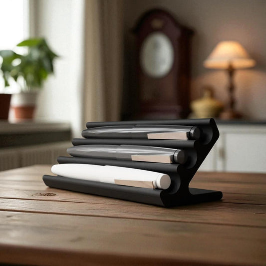 Inclined Pen Holder – 3D Printed Angled Desk Organizer for Easy Access